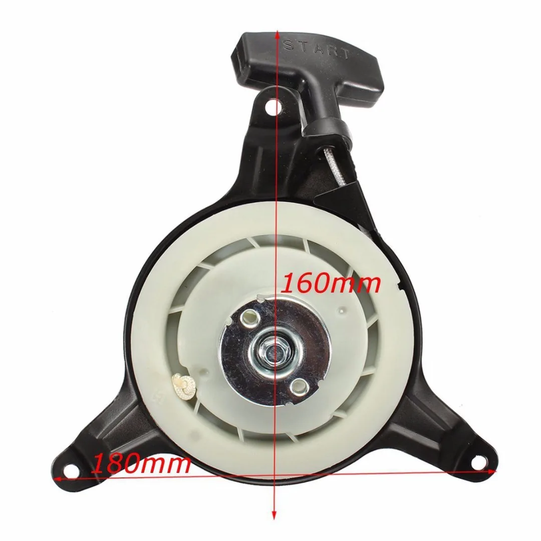 NEW Recoil Pull Starter Lawn Mower for Honda GXV120, GXV140, GXV160, HRU195, HRU215 Lawn Mower Black