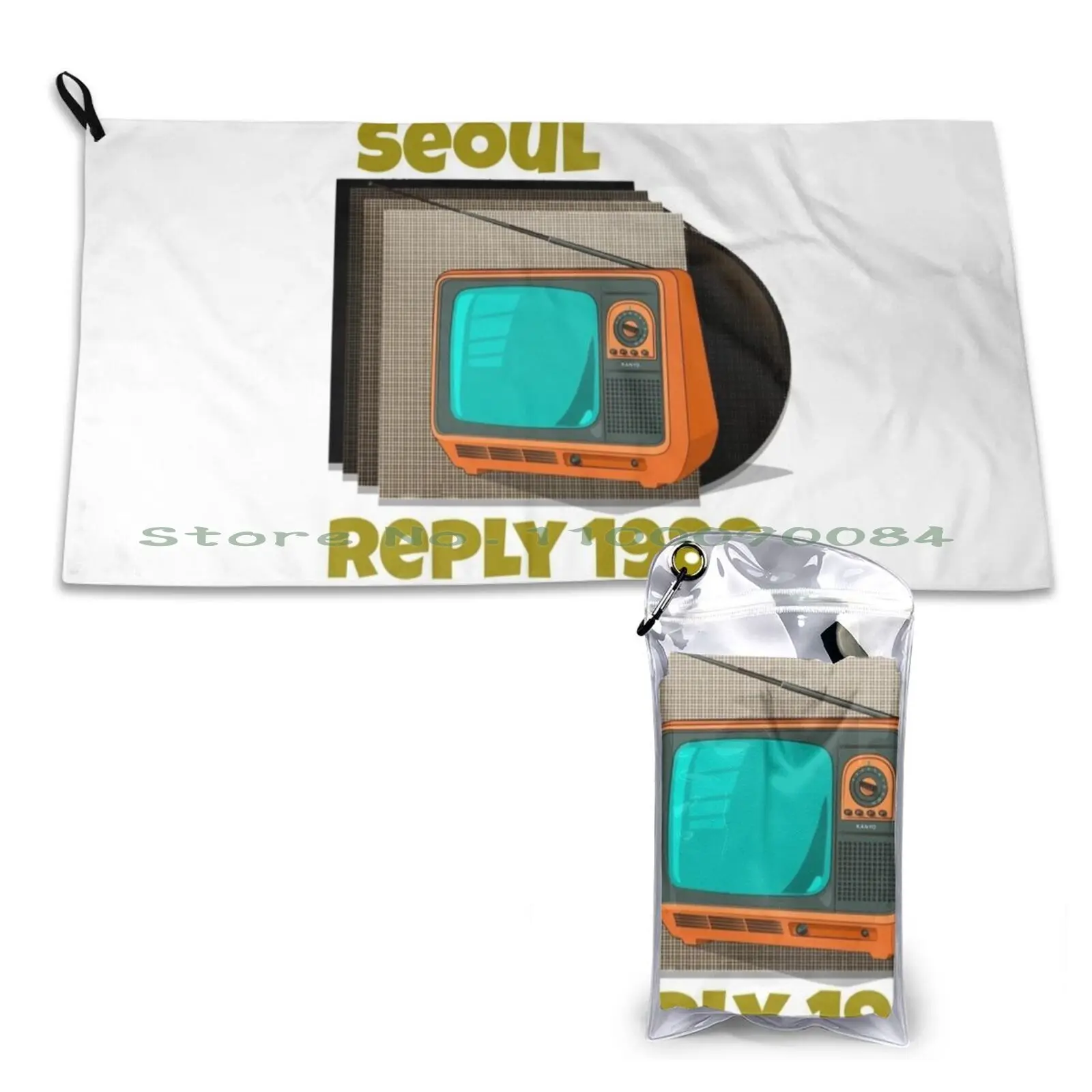 Seoul Reply 1988 Quick Dry Towel Gym Sports Bath Portable Movie Animation Cartoon 2021 Film Trend Soft Sweat-Absorbent Fast