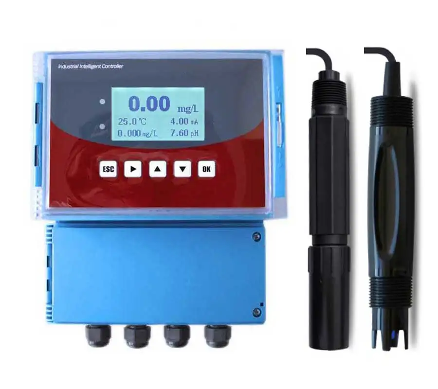 field installation Ammonium Meter NH4 Analyzer with pH Industrial Wall mount RS-485 Modbus RTU 4-20mA Relays NH4 customize