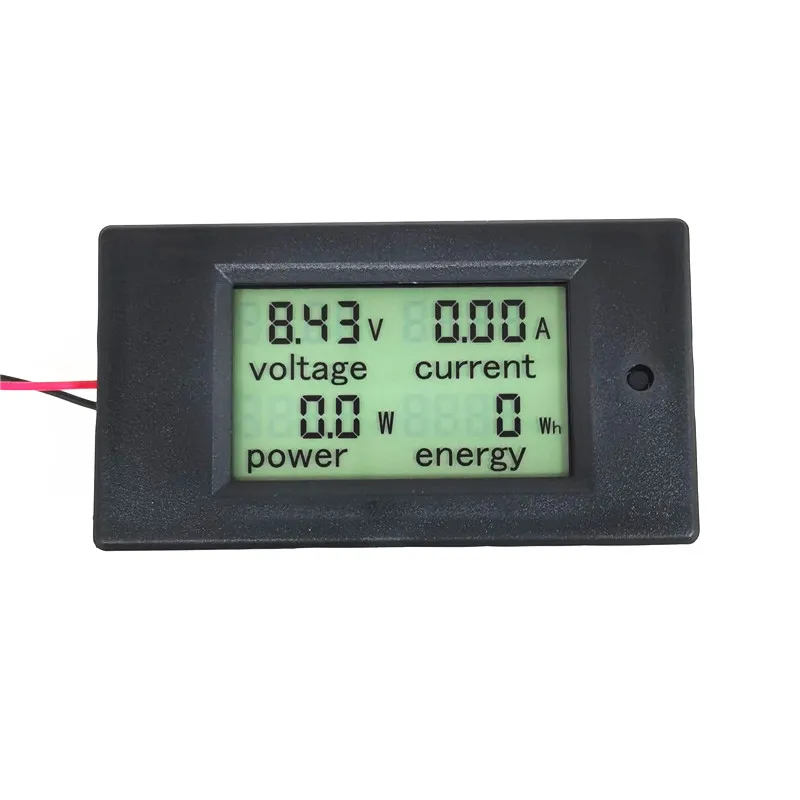 PEACEFAIR DC Digital Panel voltmetro amperometro 6.5-100V 100A 4 IN1 LCD Power Energy Current Watt Meter PZEM-051 senza Shunt