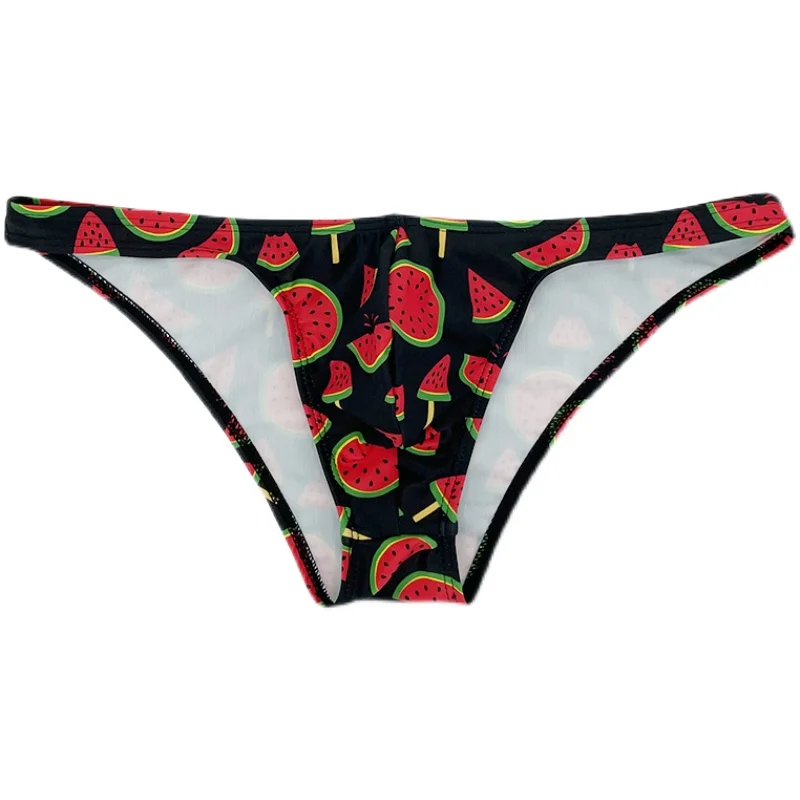 Sexy anguria Mini Bikini costumi da bagno slip da bagno uomo vita bassa uomo costume da bagno giovane ragazzo Surf costume da bagno indossare Seobean