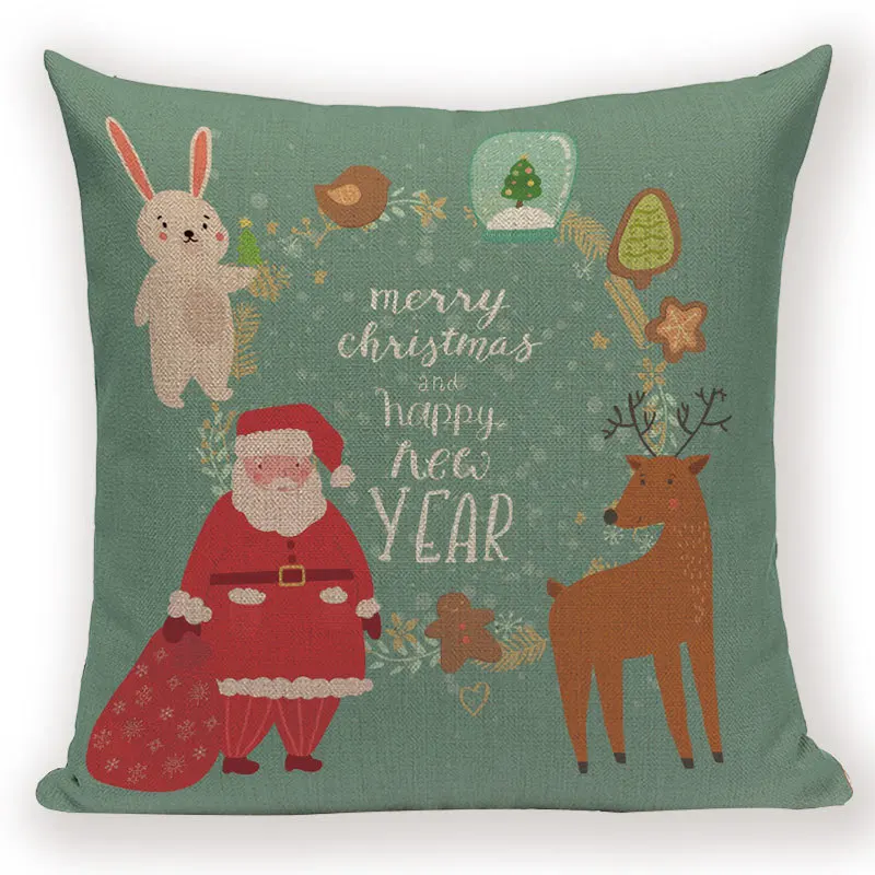 Christmas Decorations for Home Bed Linen New Year\'S Decor Pillowcase Xmas Decoration Gifts for The New Year Santa Christmas 2019