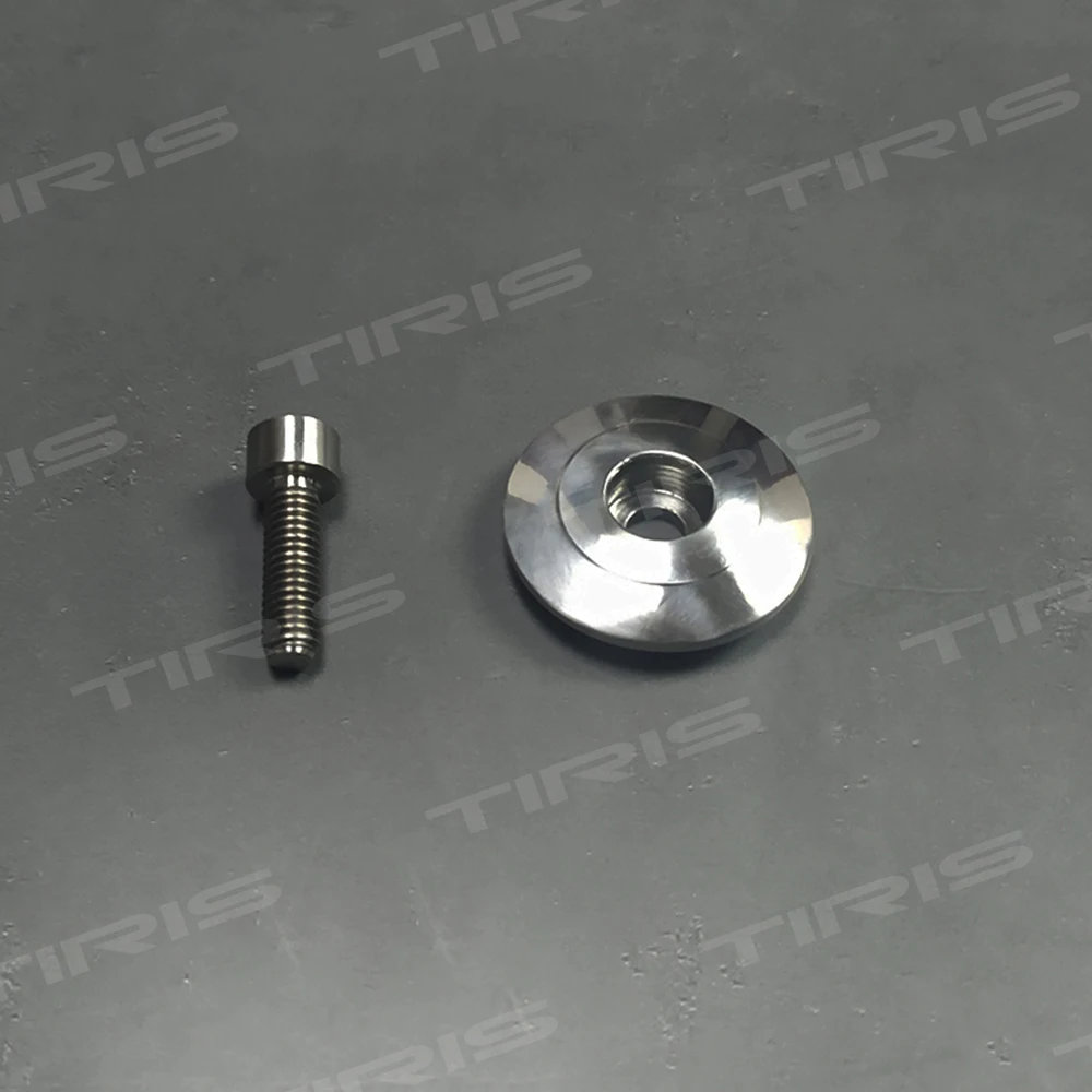 TIRIS- Titanium Bike Stem Cover Headsets, MTB Road Bike Parts, Cap & Screws