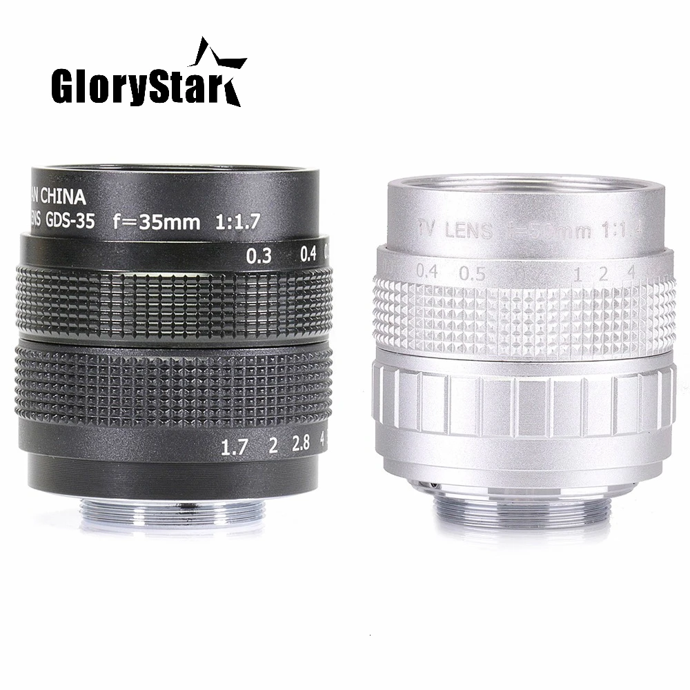 

GloryStar CCTVcamera lens 35mm f1.7 Lens C Mount For Olympus canon fuji nikon Sony NEX-5 NEX-3 NEX-7 NEX-5C NEX-C3 NEX