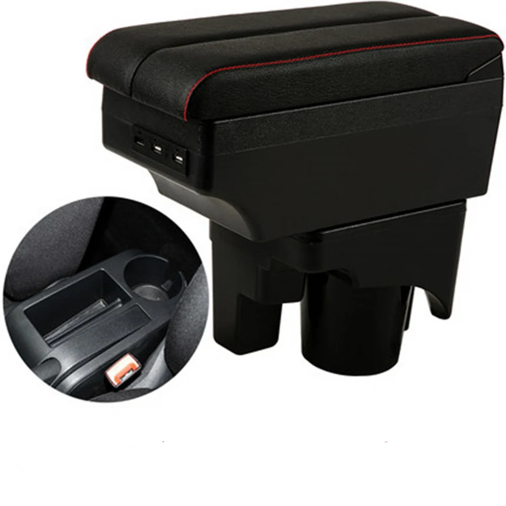 

For VW Golf 6 golf 5 Mk6 MK5 jetta 5 armrest box central content box interior Armrests Storage car-styling accessories with USB