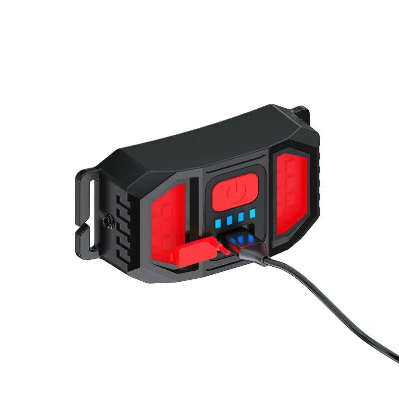 3 Mode COB LED Headlamp USB Rechargeable Headlight Waterproof Camping Work Torch