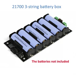 21700 Battery Box Battery Pack 3 Series Welding-Free Battery Box 12V Battery Pack Protection Board