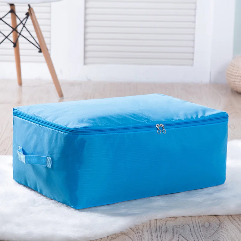 Oxford Cloth Closet Organizer Bedding Zipper Sorting Storage Bag Travel Moisture-Proof Anti-Dust Case For Quilts Sweater Pillow