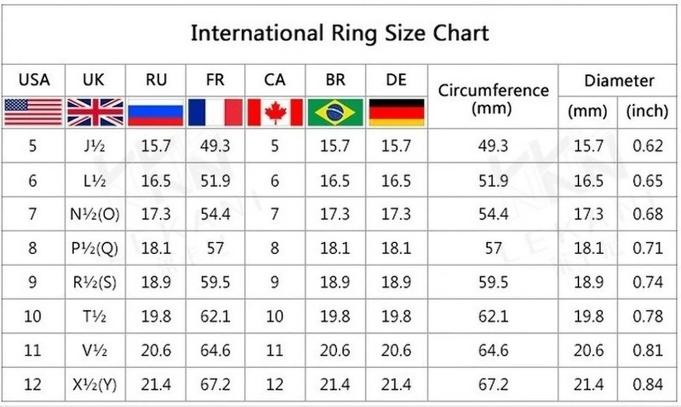 Fashionable Romantic  Garnet Female Creative Engagement Bridal Princess Anniversary Ring Size 6-11 image 5