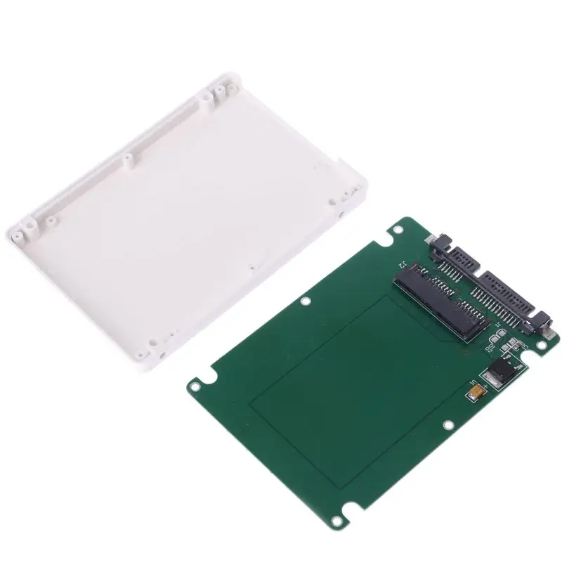 

1,8 "Micro SATA 16 Pin SSD до 2,5" SATA 22Pin HDD адаптер конвертер с Чехол