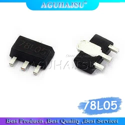 20Pcs 78L05 L78L05 7805 Voltage Regulator 5V 100mA SOT-89 SMD