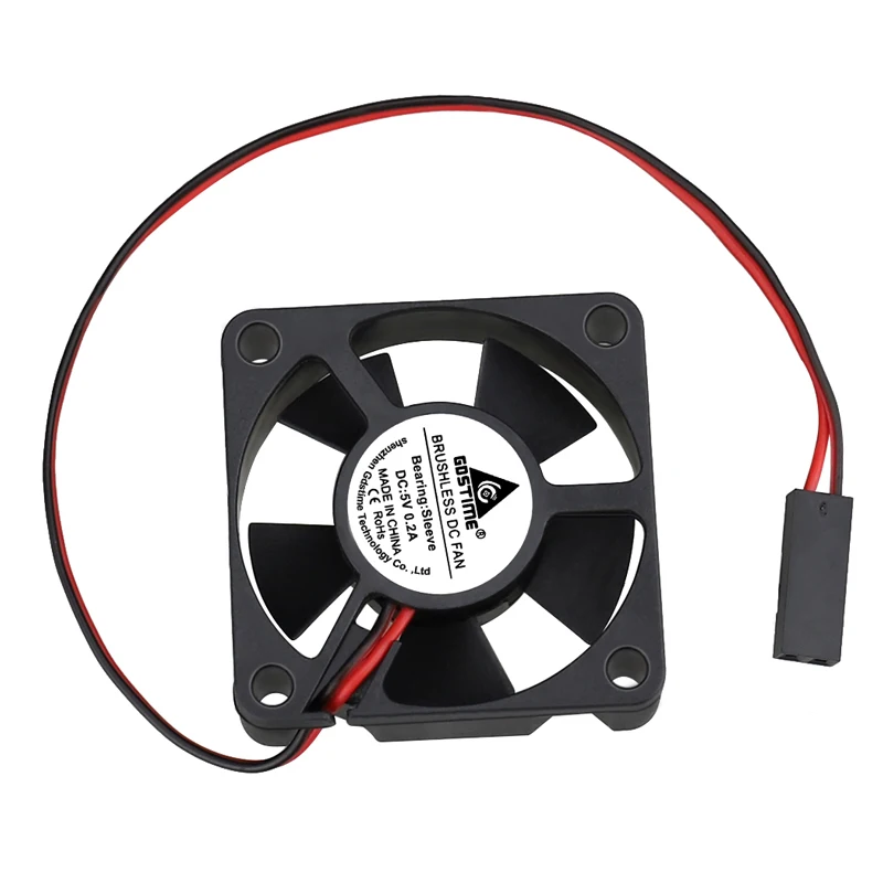 Gdstime-ventilador sin escobillas de 5V, 35x35x10mm, 35mm, enchufe Dupont Axial, para PC, ordenador portátil, 35mm x 10mm, 3,5 cm, 2 uds.