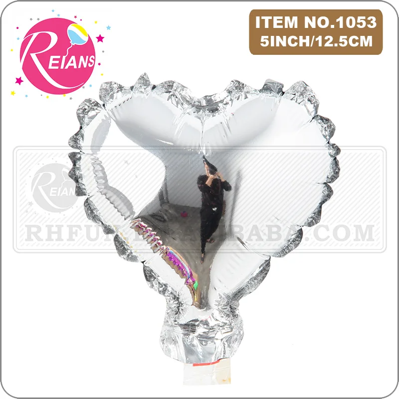 10pcs 5inch small cute heart star-shaped foil balloon wedding decoration birthday party baby shower balloon decoration toy