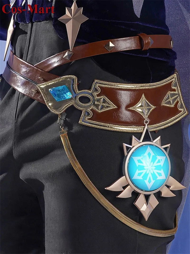 Cos-Mart Game Genshin Impact Kaeya Косплей Костюм Mondstadt Knights Красивая боевая форма Одежда для ролевых игр и вечеринок