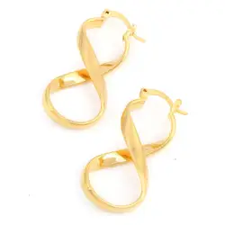 Gold Color Earrings African Jewelry Wedding Earrings Bridal Jewellery Women Girls Fashion Earrings
