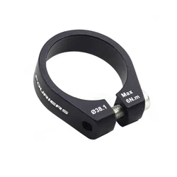 Fouriers Aluminum Seatpost Collar Clamp 37mm 38.1mm 38.6mm Big Size Bolt Fixed Type Seat Post Clamp