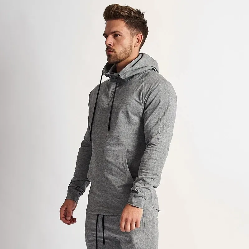 Podzim zima muži sport oblek mikiny mikina sweatpant ležérní jogger běžecký atletický obleček oblečení sportovní opotřebení tepláky