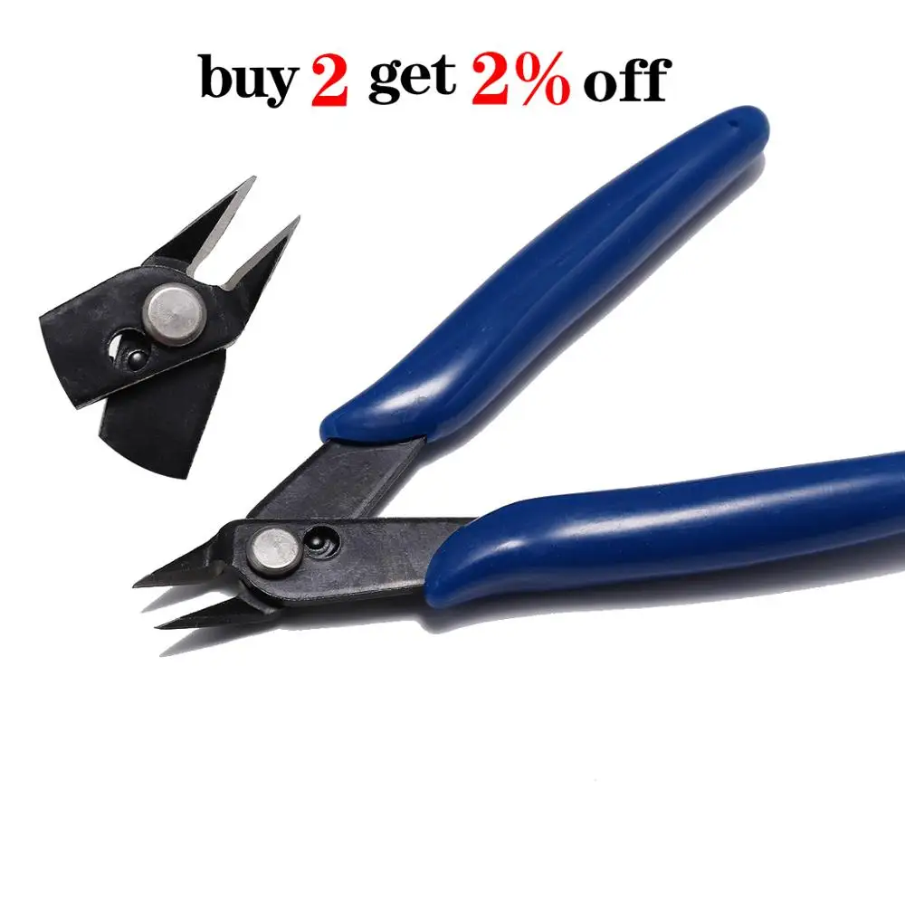 Multifunction Split Ring Opener Pliers Jewelry Beading Crimping Crimper Pliers Tool With Mini Diagonal Pliers DIY Hand Tools