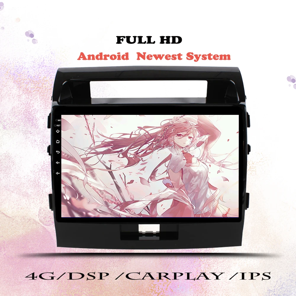 CAPLAY Android 13 Car Radio FOR Toyota Land Cruiser 11 200 2007-2015 LC200 2 DIN navigation audio Autoradio no 2 DIN android DVD