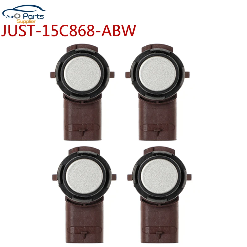 

4pcs Silver Color JUST-15C868-ABW JU5T-15C868-ABW PDC Parking Sensor Parking Radar For Ford JUST15C868ABW