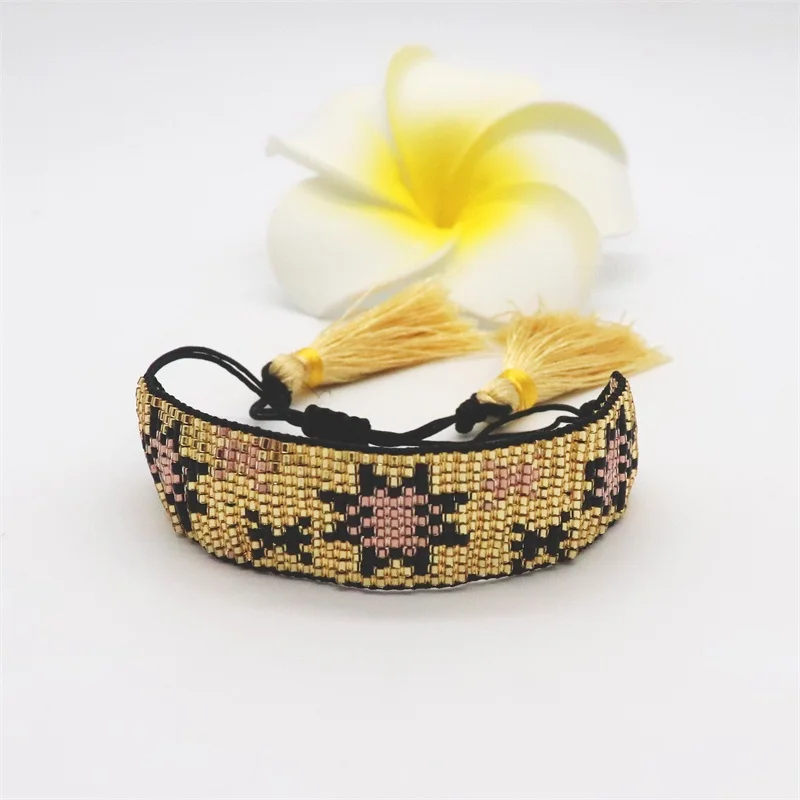 ZHONGVI Star Bracelets For Women Pulseras Mujer Trendy Bead Jewelry 2021 Galaxy Pattern Jewellery Miyuki Bracelet Gift Wholesale