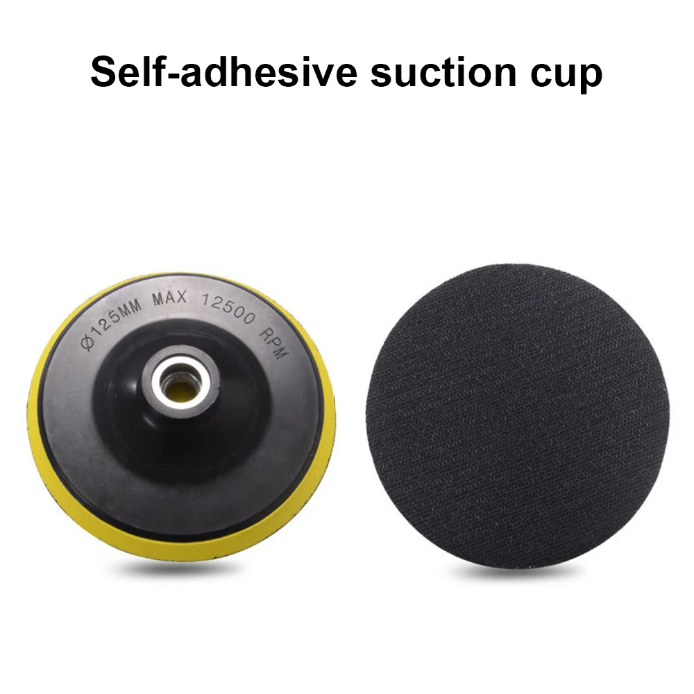 TAIMEI 8Pcs Buffing Pad 5''6''7'' Inch Car Sponge Polishing Kit Abrasive Polisher Drill Adapter Waxing Compound Tools Accessory