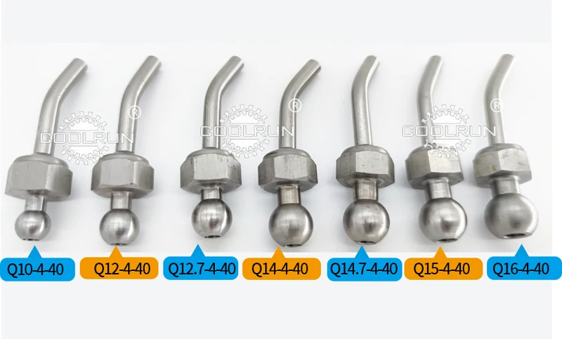 CoolRun Stainless Steel Ball Coolant Hose Nozzles For CNC Lathes Toolholder Special Tooling VDI Holders CNC Lathe Tooling Screw