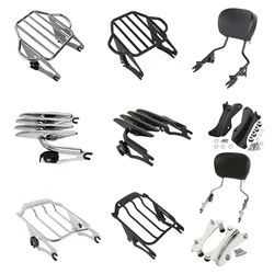 Motorcycle Detachable Sissy Bar Luggage Rack Docking Kit For Harley Touring Road King Road Glide Street Glide 2014-2024