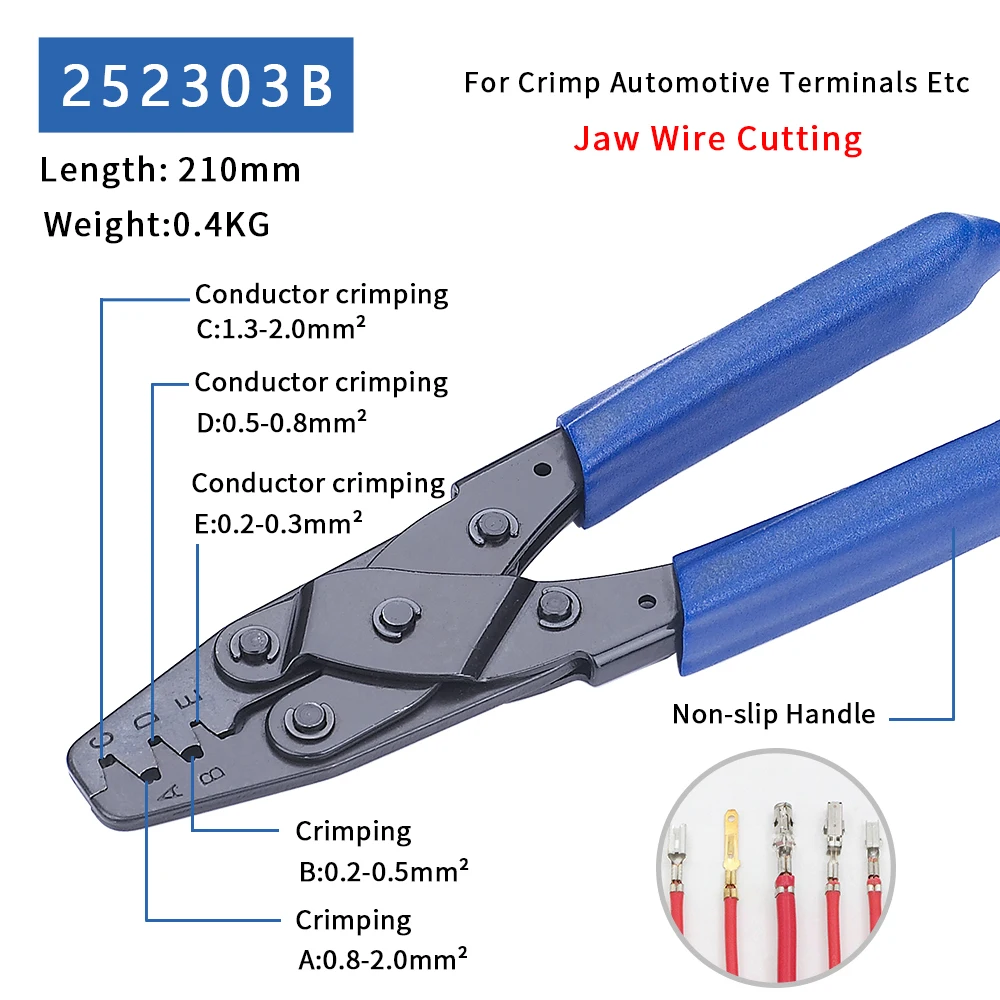 Molex AMP Tyco Connector Skewer Terminal Crimping Pliers Crimping Tools