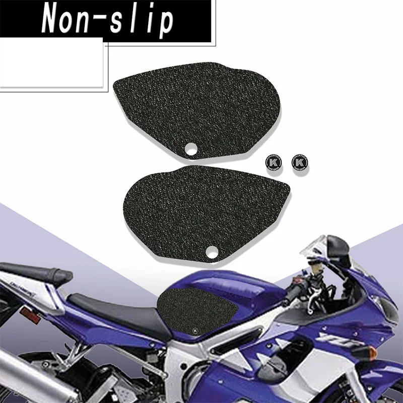 

Motorcycle Protection Tank Pad Fuel Grip Tank Pad Sticker Gasoline Knee Side Traction Non-slip Decals For YAMAHA 99-02 YZF-R6