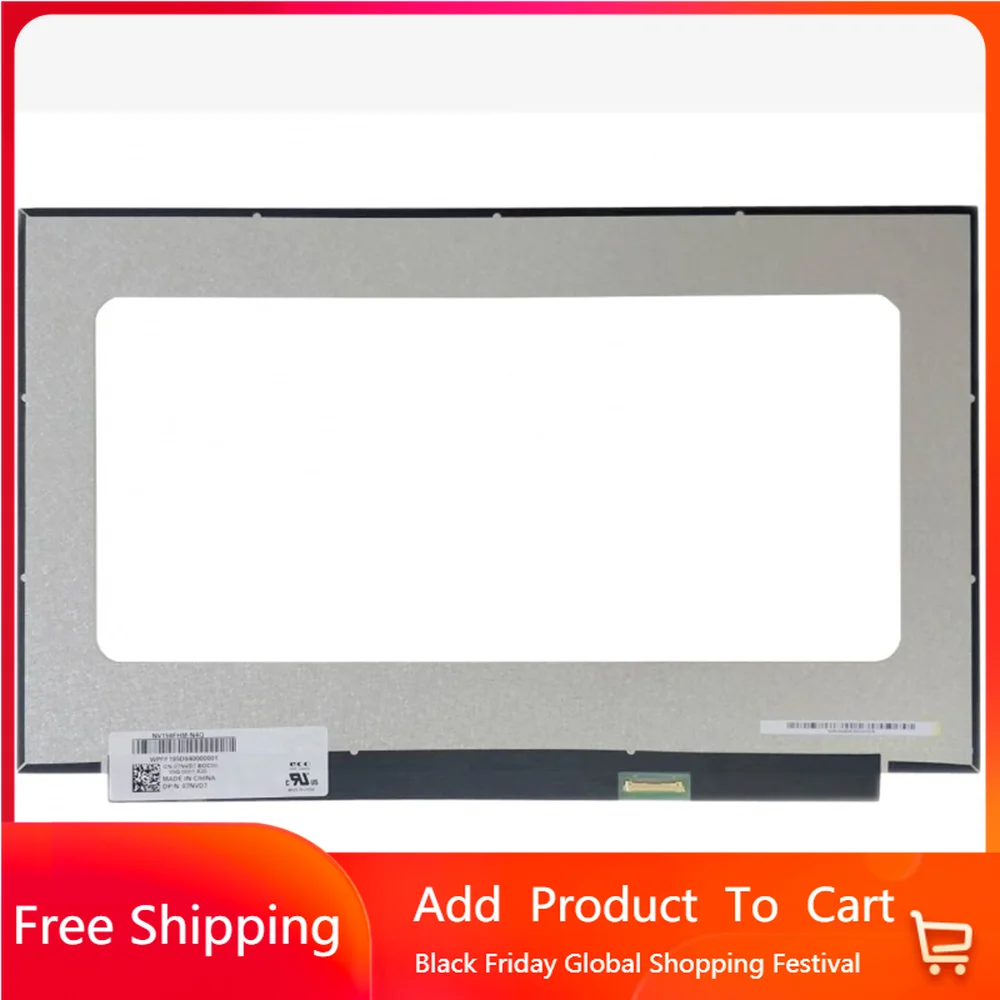 

15.6 NV156FHM-N4Q Fit NV156FHM N4Q EDP 30PIN 60HZ FHD 1920*1080 LCD Screen Laptop Replacement Display Panel