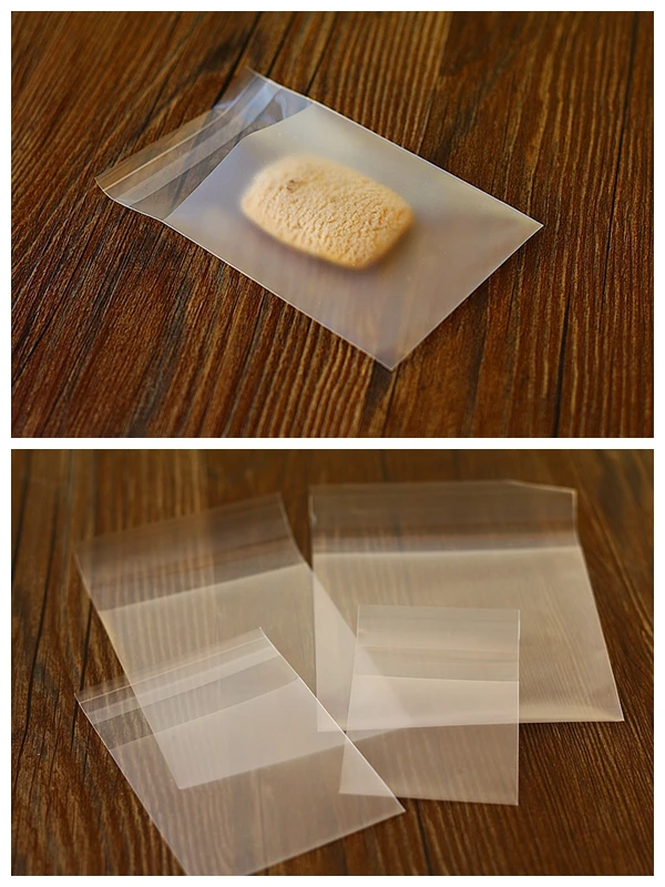 Matt Clear Self Adhesive Seal packing bags ,opp packing bag, Cookies Bags for Party Decoration 100pcs/lot