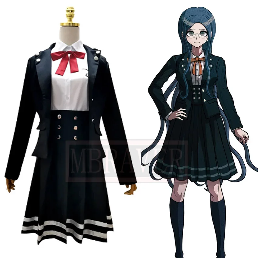 

Danganronpa V3: убийство Harmony сироганэ Tsumugi Косплэй костюм на Хэллоуин Карнавальный вечерние костюм вечерние школьная JK форма