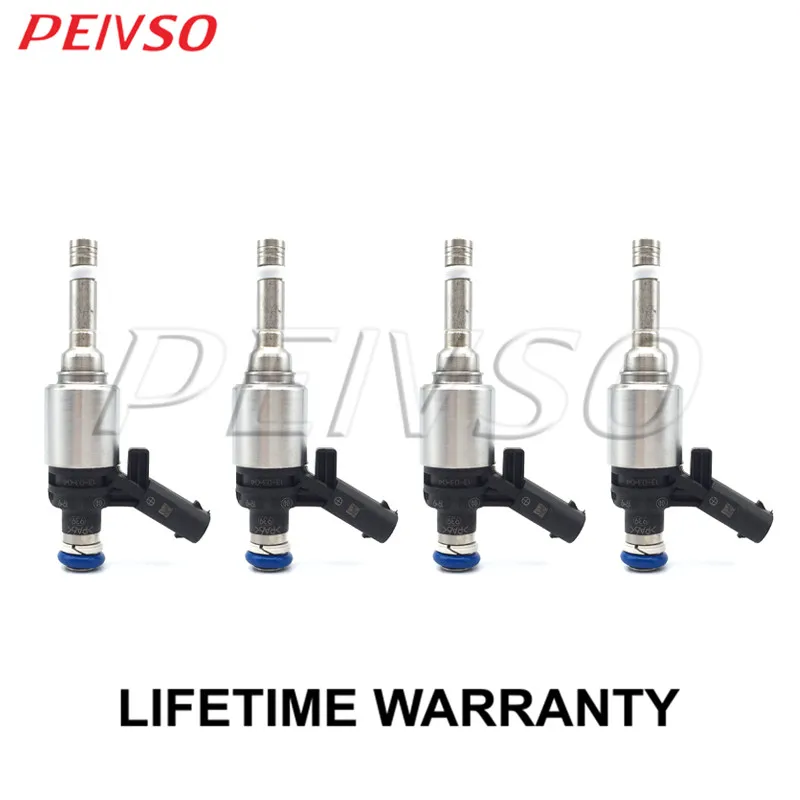 CHKK 4pcs 06H906036Q 0261500160 Fuel Injector For VOLKSWAGEN&AUDI Golf / A3 2005~2012 1.8L