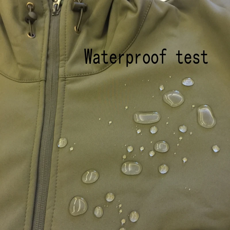 Outdoor Soft Shell Fleece Men And Women Windproof Waterproof Breathable Warm Hiking Camping  Shark Leather Jacket