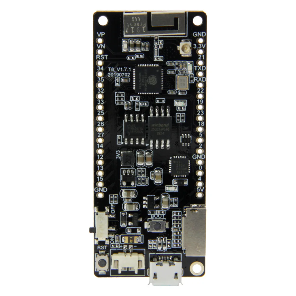 LILYGO® TTGO T8 V1.7.1 ESP32 4MB PSRAM TF CARD 3D ANTENNA WiFi Module Bluetooth ESP32-WROVER Micropython