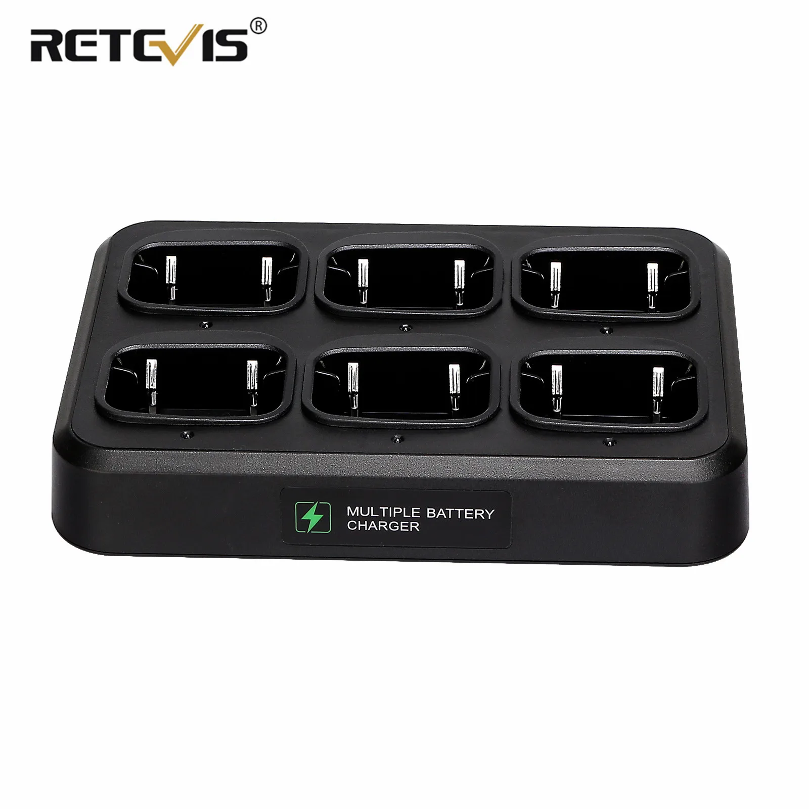 New Rapid Six-way Charger Single Row For Retevis RT8 RT81 RT82 RT87 RT50 RT83 Walkie Talkie/Battery Charger J9115S