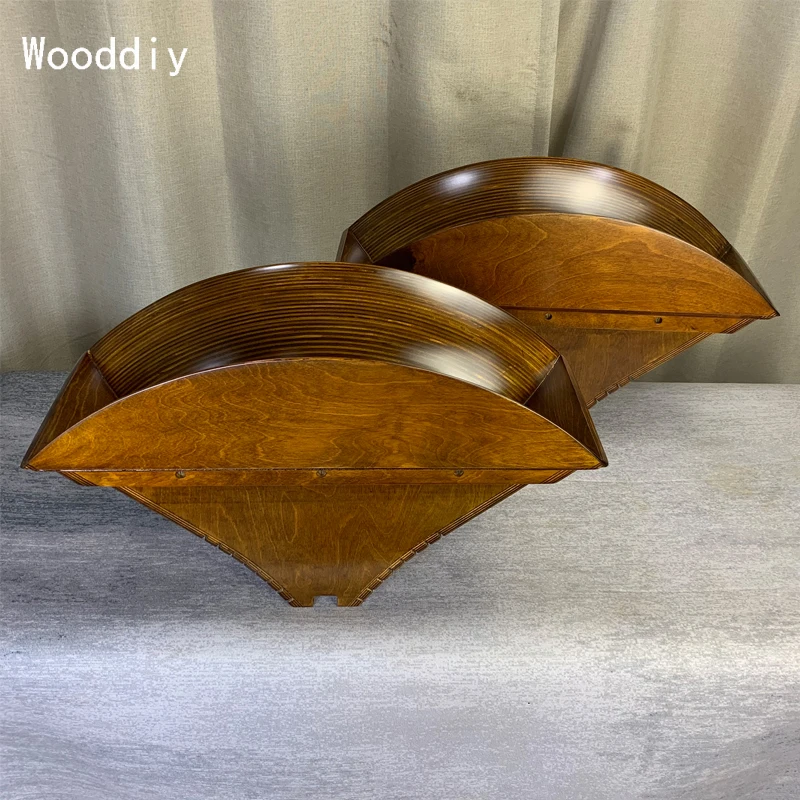 Wooddiy 2 inch Wooden Horn One Pair Birch Plywood Hyperboloid Horn Th4001 Copy TD4001 Speaker Horn Classic 61cm Width