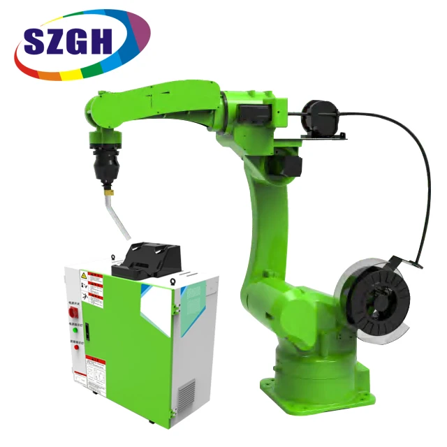 SZGH-Robot de soldadura, brazo robótico, 6-8 ejes, OEM, máquina de soldadura articulada TIG/MIG/MAG, carga de 6kg, nuevo