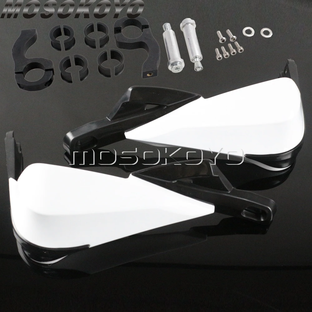 White Dirt Bike 28mm Handguard 7/8