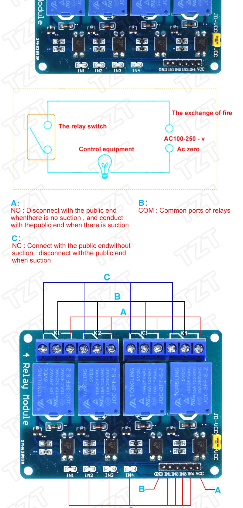 1/3 Stück 5V 1 2 4 6 8 Kanal Relaismodul mit Optokoppler Relaisausgang 12V 1 2 4 8 Wege Relaismodul für Arduino Raspberry Pi – Detail 19