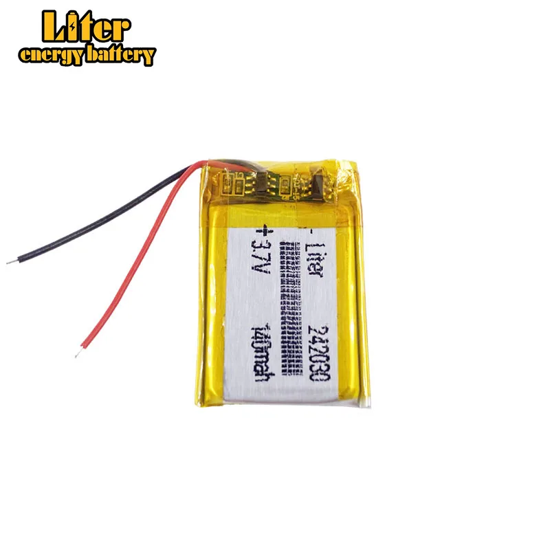 lithium polymer battery 242030 3.7V 140MAH li-polymer battery 252030 with the safest transaction lowest price