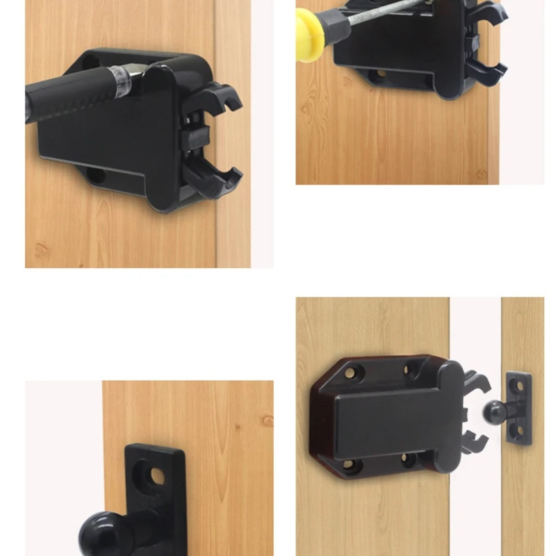 Invisible Furniture Lock Cabinet Touch Latch with Mute Pop-up Function Push to Open Catch Lock for Cupboard Wardrobe