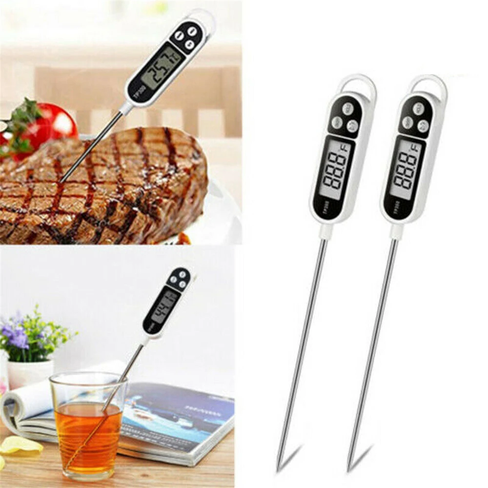 

2PCS Kitchen Food Thermometer Digital Kitchen Thermometer For Meat Cooking Food Probe BBQ Electronic Oven Kitchen Tools