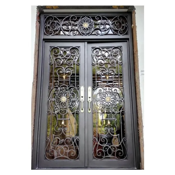 

Hench 100% handmade fancy wrought iron french doors for sale Australia hot selling in Australia United States