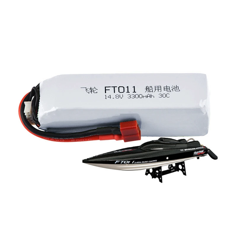 Bateria do Feilun FT010 FT011 RC szybkie łodzie akcesoria do zabawek 4S 14.8V 3200mAh bateria lipo z wtyczką T do FT011 1PCS-5PCS