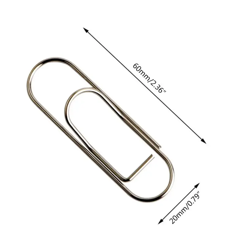 25 ชิ้น/เซ็ตสแตนเลสปากกาผู้ถือคลิปสำหรับโน๊ตบุ๊ควารสารกระดาษคลิปOffice Supply