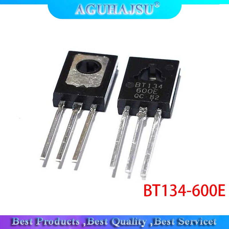 10pcs BT134-600E BT134 BT134-600  600V 4A Triacs RAIL TRIAC SOT-82 new original