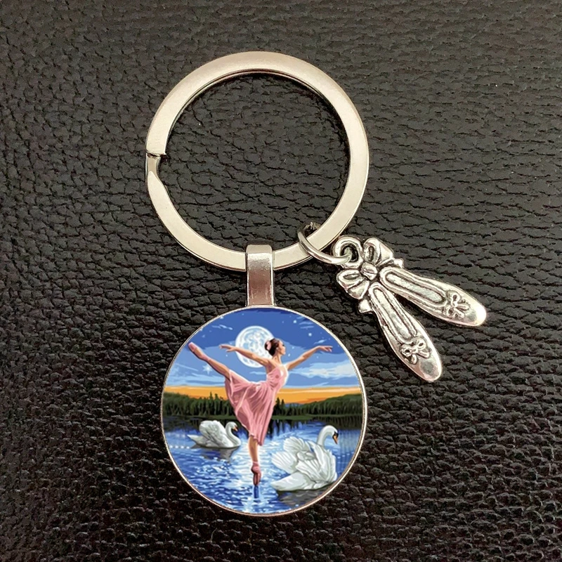 Argentine Social Dance Keychain Tango, Waltz, Ballet Dancer Figure Silhouette Keychain Male Female Jewelry