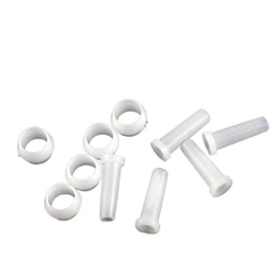 1/4'' Plastic Sleeve Insert Hose Socket Silencer RO Water Filter Parts Pipe Fittings Gooseneck Faucet Leakproof Accessories